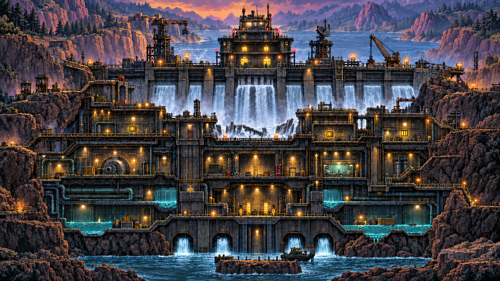 Split Dam industrial district